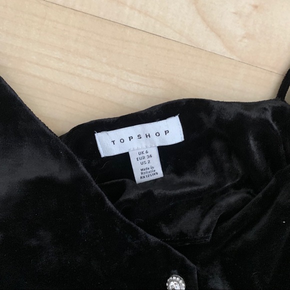 Topshop Velvet Camisole - Picture 4 of 4